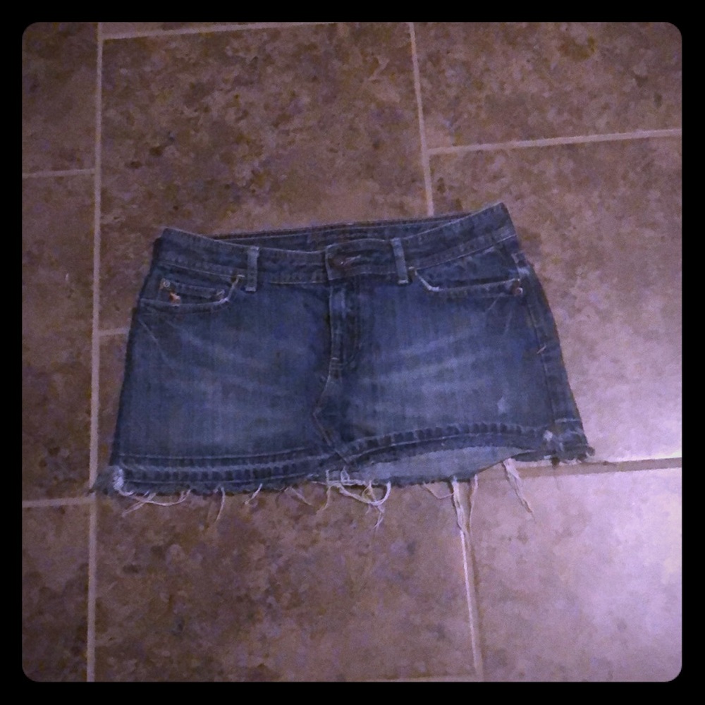 jean skirt